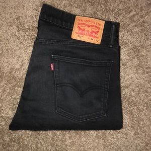 Men’s black Levi 513 34x32